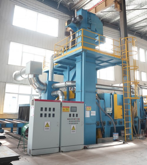 Steel plate pretreatment equipment