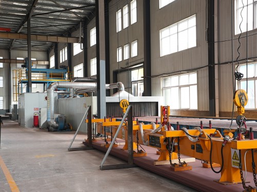 Steel plate pretreatment equipment