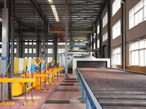 Steel plate pretreatment equipment